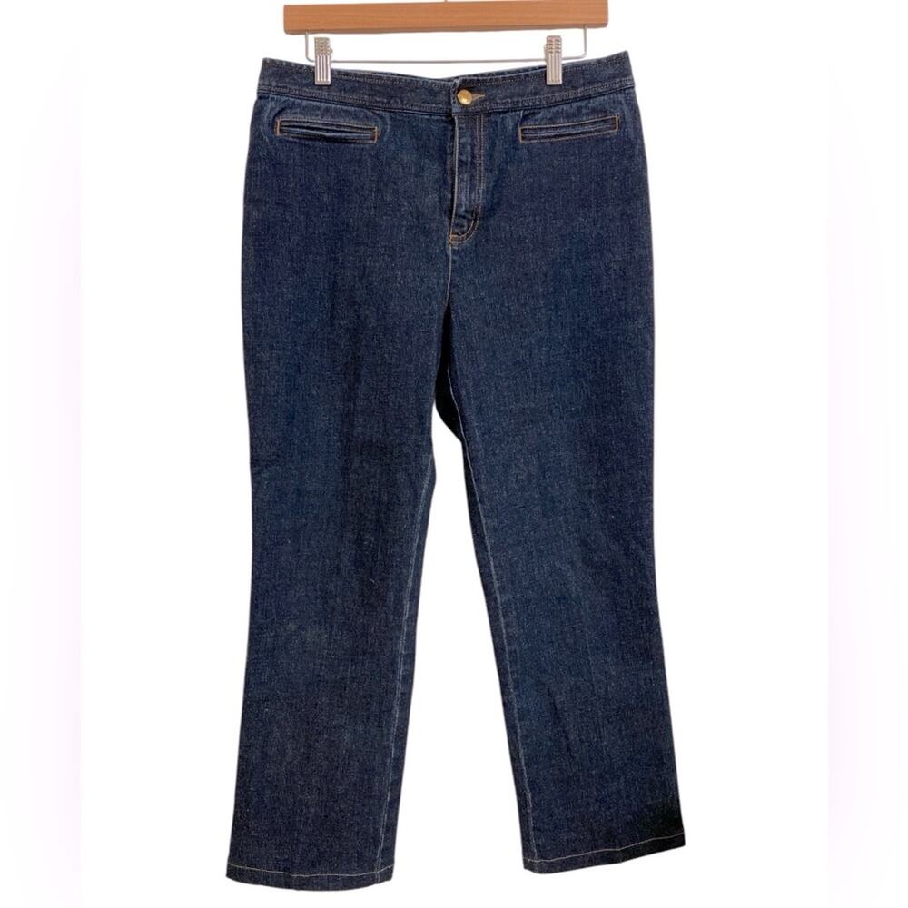 Vintage Y2K Lauren Jeans Ralph Lauren Dark Wash Trouser Jeans Straight Leg 10P